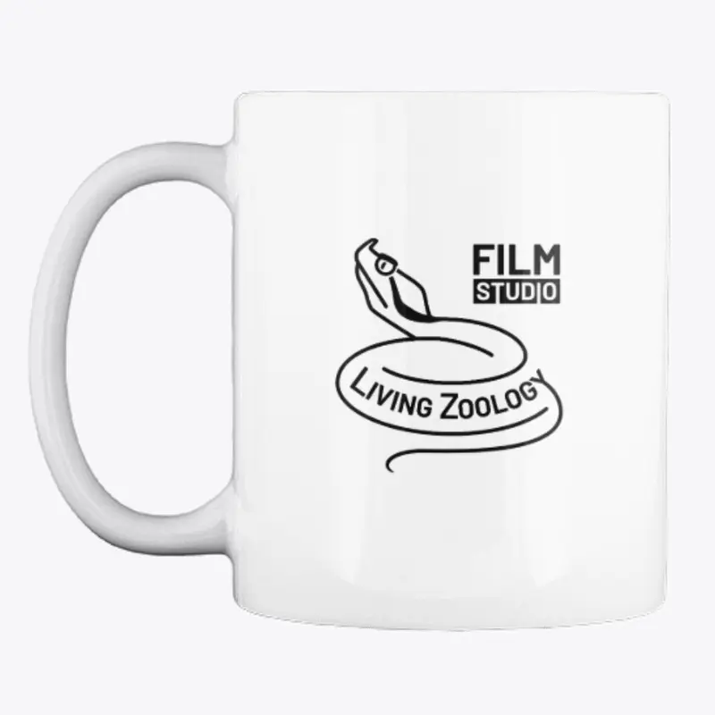 Mug and bag with Living Zoology logo