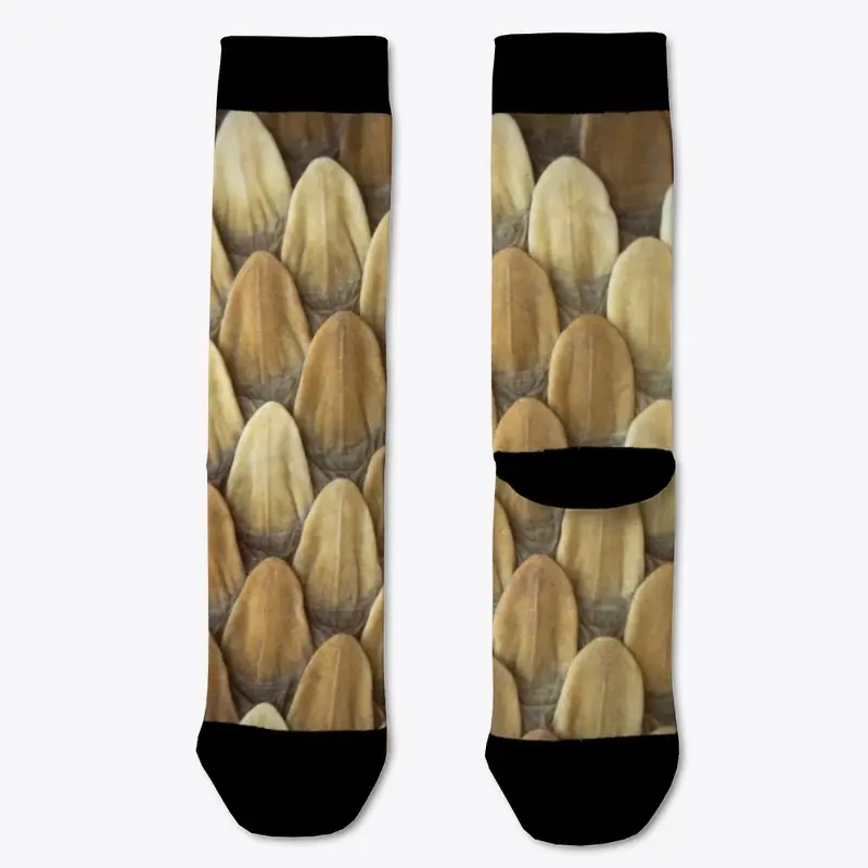 Living Zoology snake scales socks